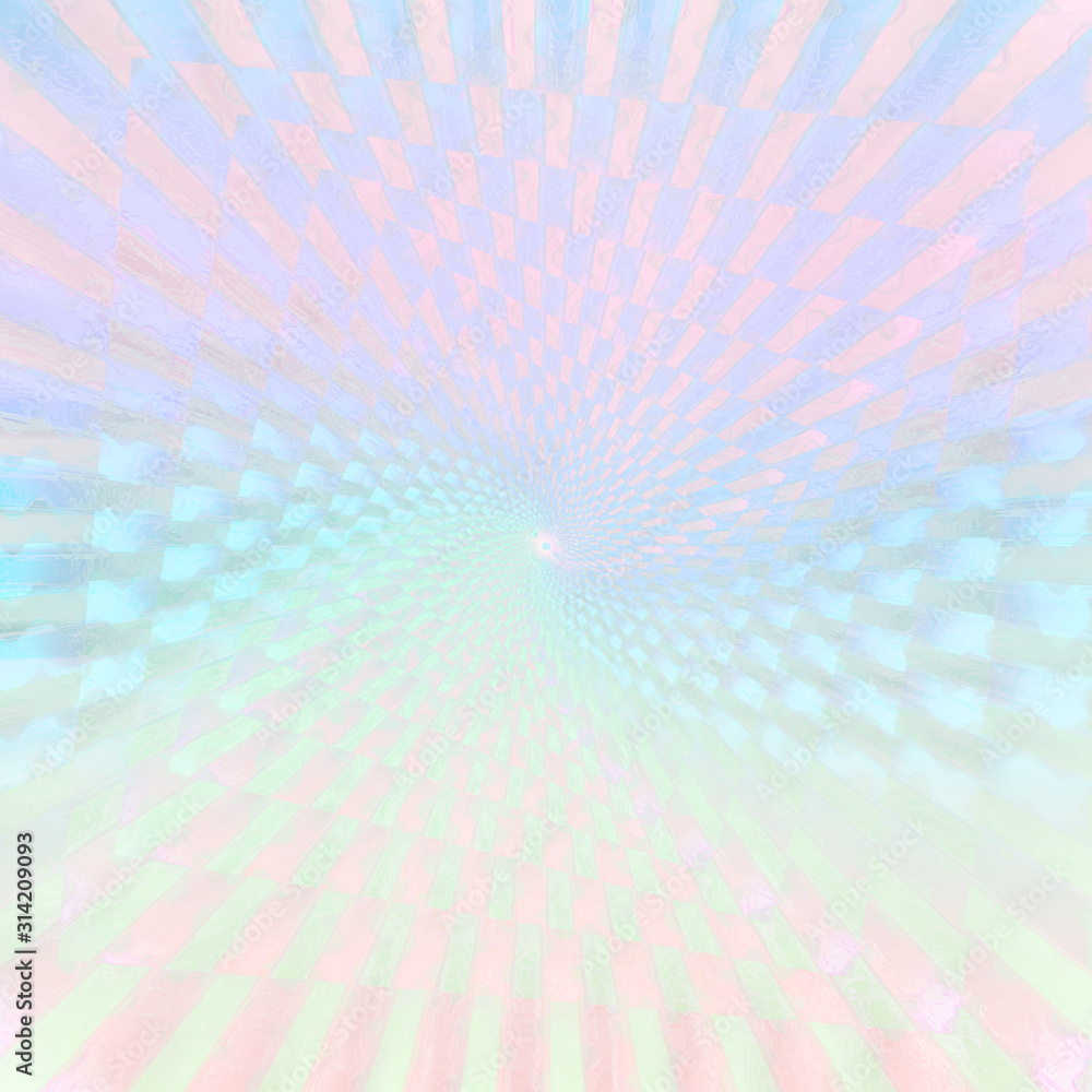 An abstract psychedelic spiral background image.