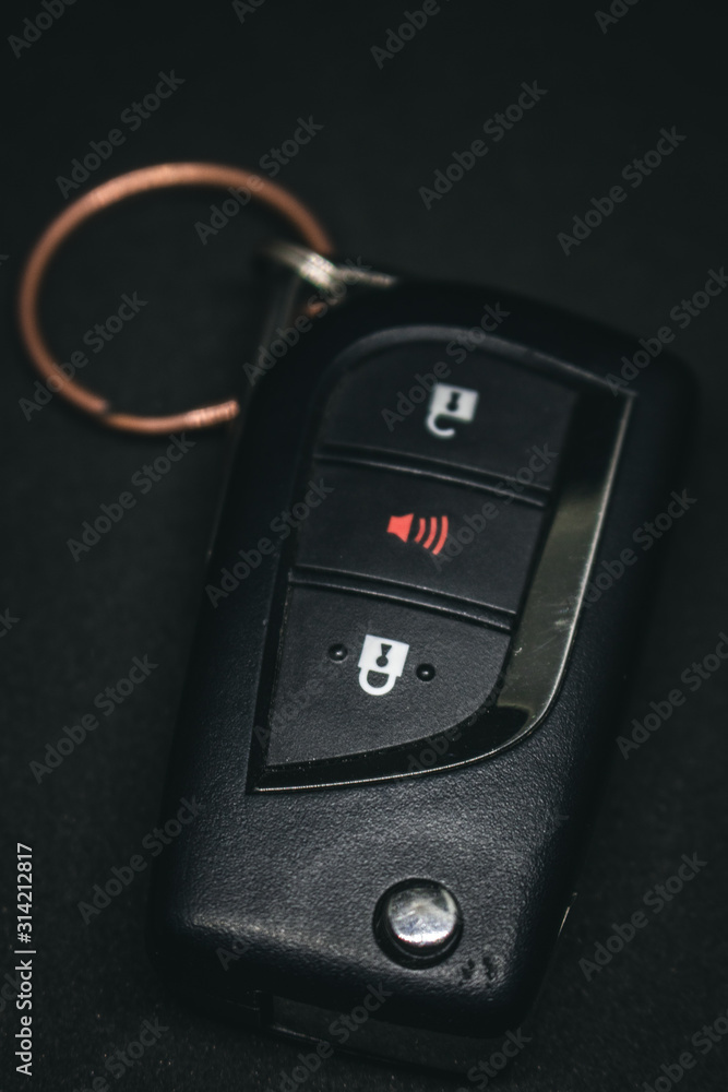 car remote control isolated on white car remote control isolated on white