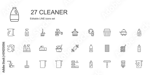 cleaner icons set