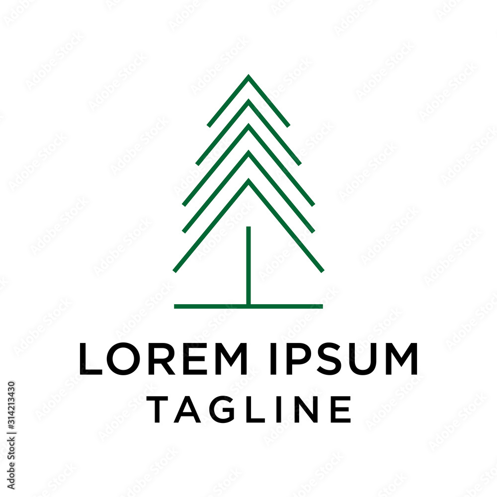Abstract Tree logo design Template Abstract Tree logo design Template