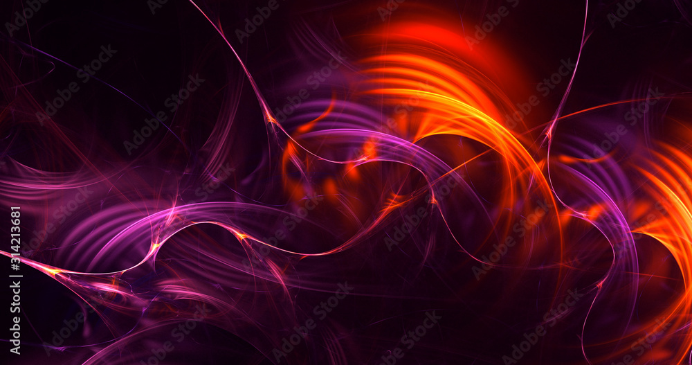 Fractal 3D rendering abstract and shiny background Fractal 3D rendering abstract and shiny background
