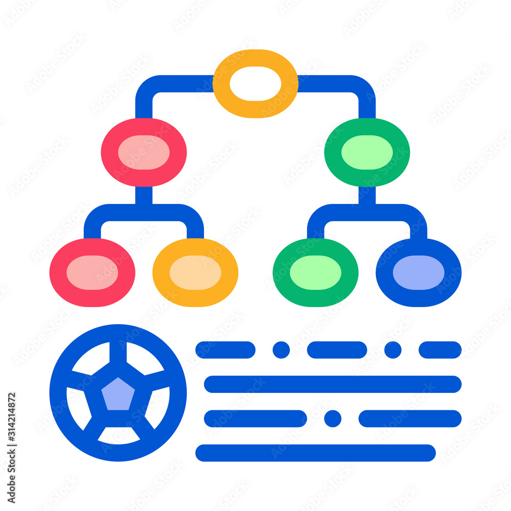 Soccer Game League Table Icon Vector. Outline Soccer Game League Table Sign. Isolated Contour Symbol Illustration Soccer Game League Table Icon Vector. Outline Soccer Game League Table Sign. Isolated Contour Symbol Illustration