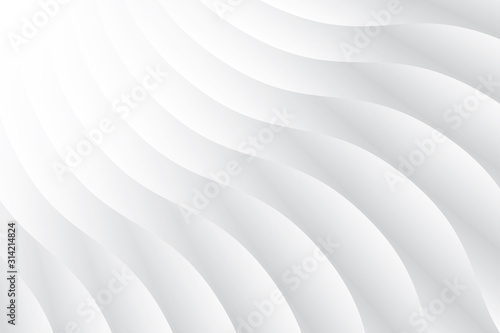 Abstract geometric white and gray color background. Vector, illustration.	