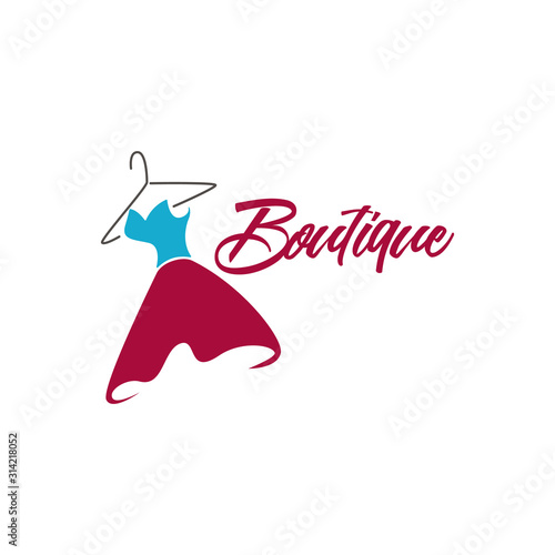 Boutique logo Design Vector Template