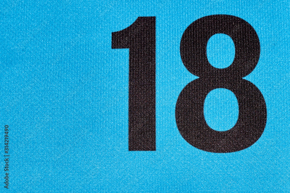 number 18 on a blue texture basketball game jersey number 18 on a blue texture basketball game jersey