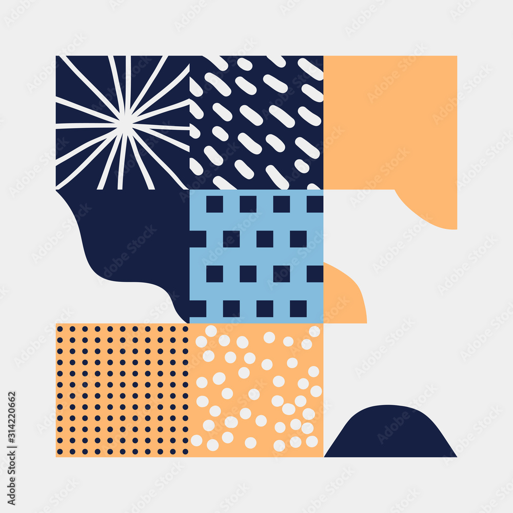 Abstract Vector Hand-drawn Pattern Design Abstract Vector Hand-drawn Pattern Design