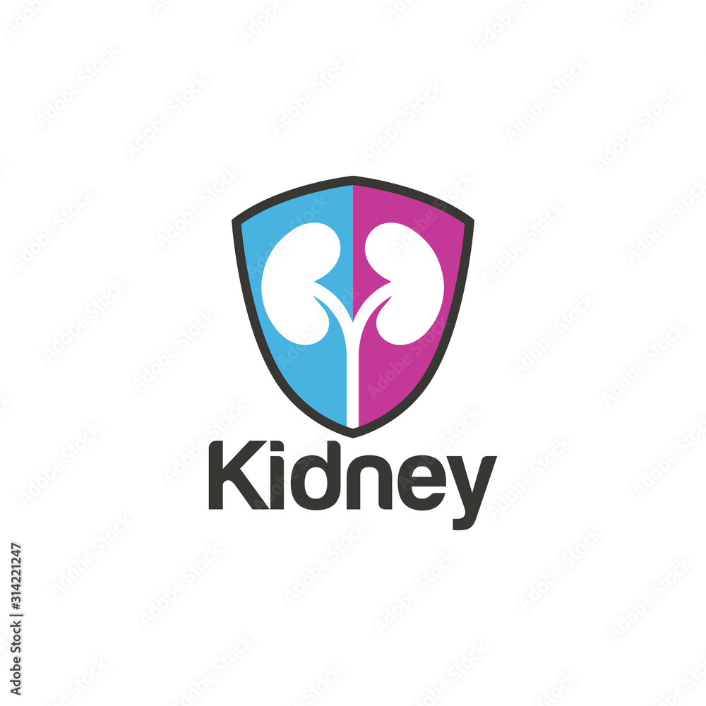 Kidney Logo Template Urology Logo Stock Vector Kidney Logo Template Urology Logo Stock Vector