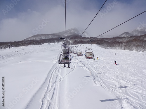 Snow resort in Niigata, Japan