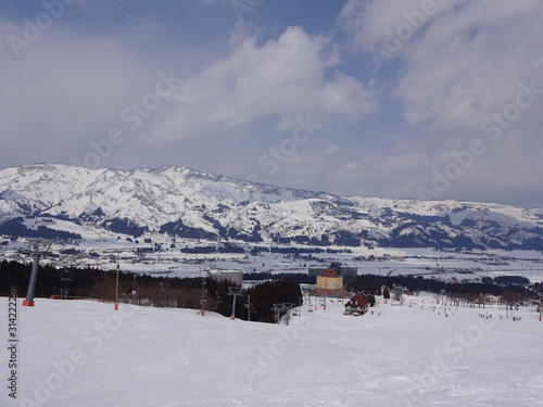 Snow resort in Niigata  Japan