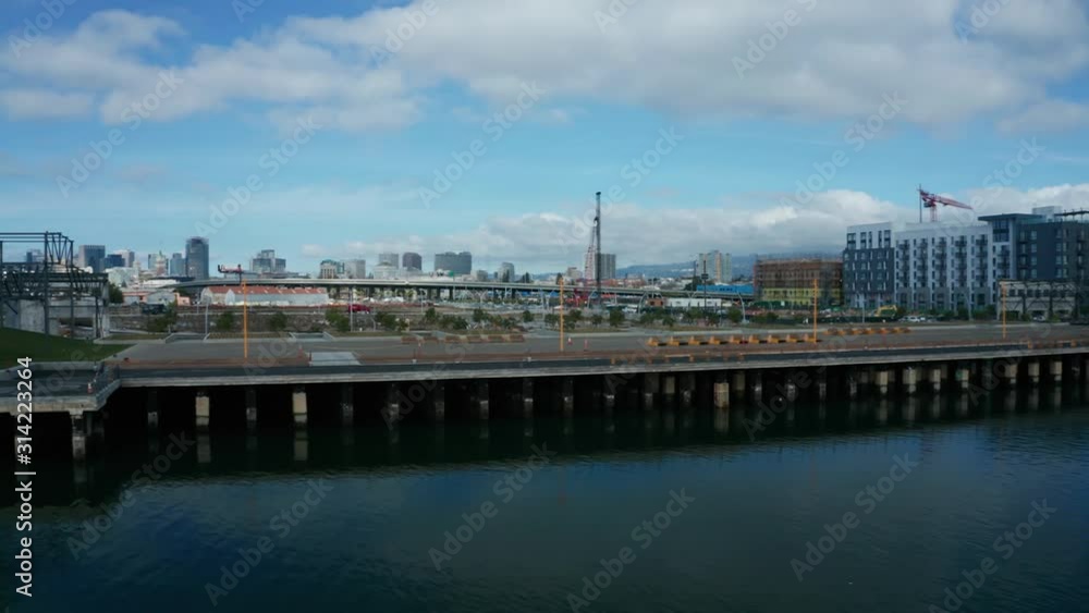 Construction in the bay for housing and enterprise business.