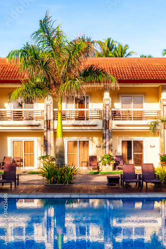 Morning Light at a Tropical Resort