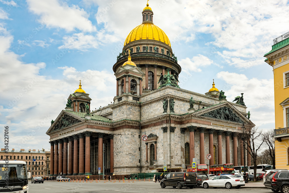Saint Isaac's Cathedral- greatest architectural creation. Saint Petersburg. Russia.
