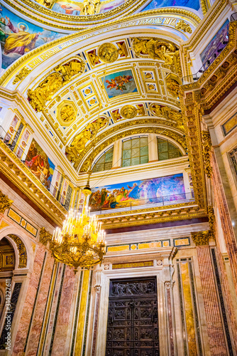 Inside Saint Isaac s Cathedral- greatest architectural creation. Saint Petersburg.