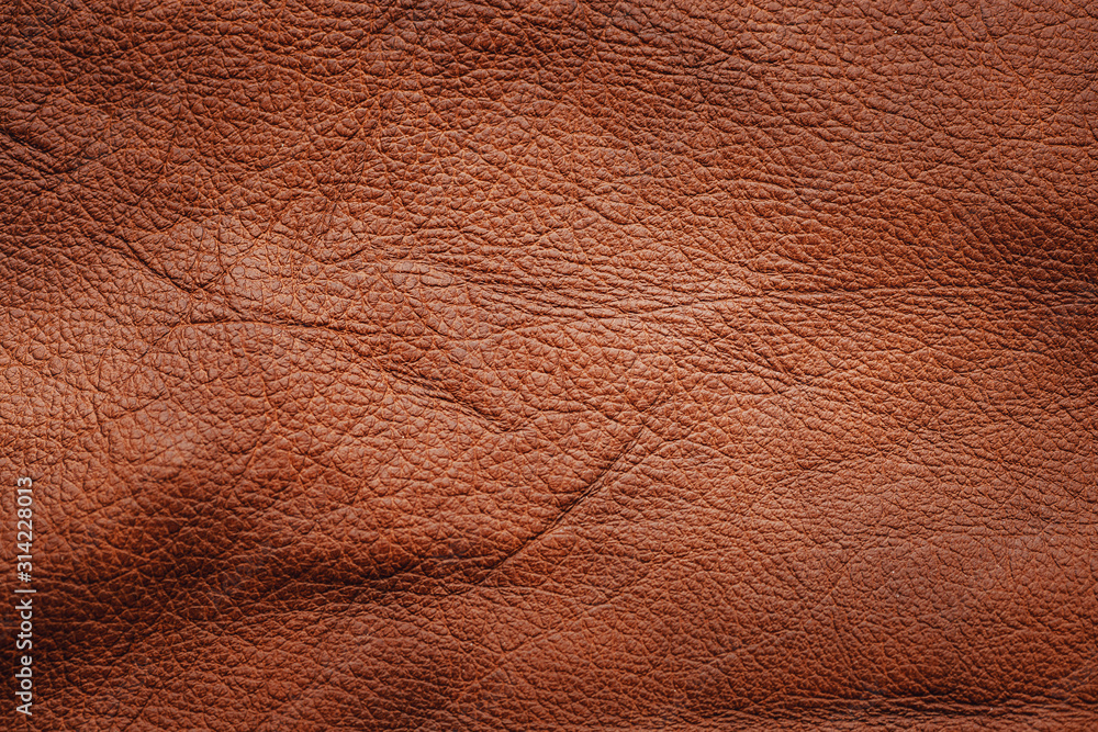 Real brown genuine leather background texture Real brown genuine leather background texture