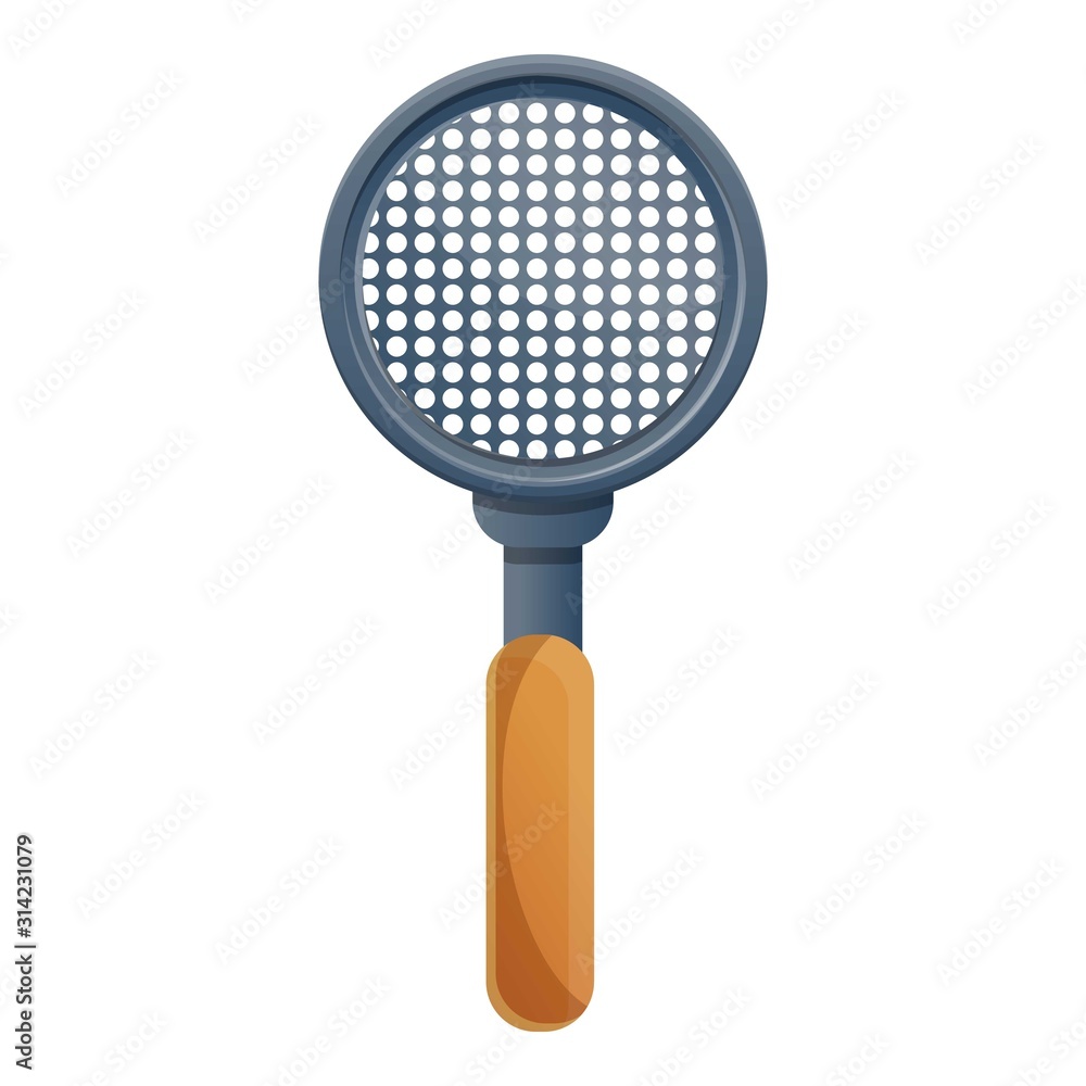Sieve icon. Cartoon of sieve vector icon for web design isolated on white background Sieve icon. Cartoon of sieve vector icon for web design isolated on white background