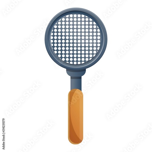 Sieve icon. Cartoon of sieve vector icon for web design isolated on white background