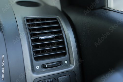 Air flow pane of a car Air conditioning system.