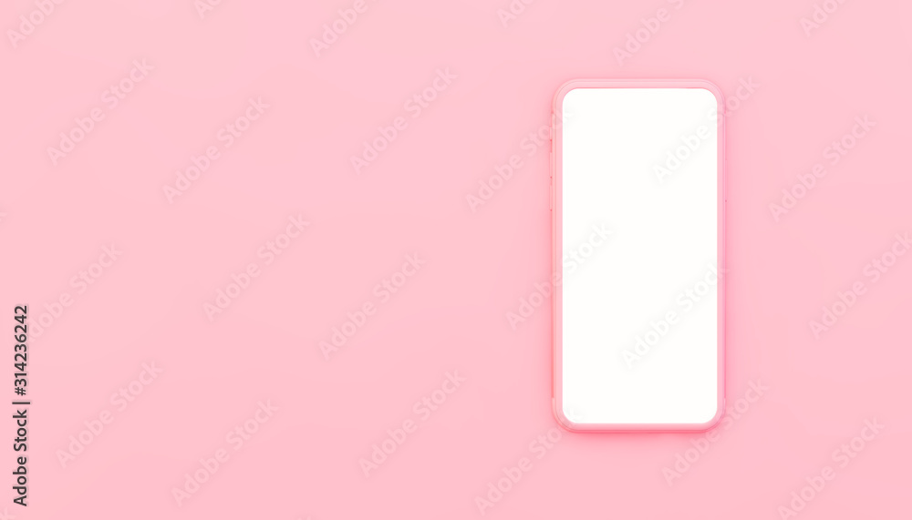 pink smartphone illustration pink smartphone illustration