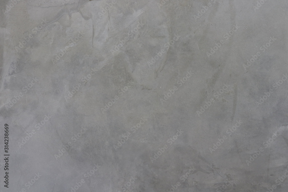 Fototapeta premium Gray concrete smooth surface, gray cement background.