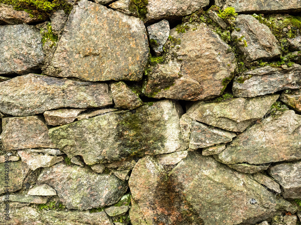 Stone wall abstract texture background.