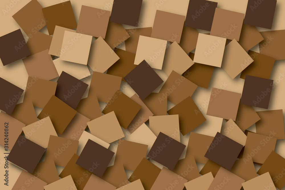 texture background in brown and dark brown color with blocks