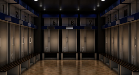 Sports Locker Room