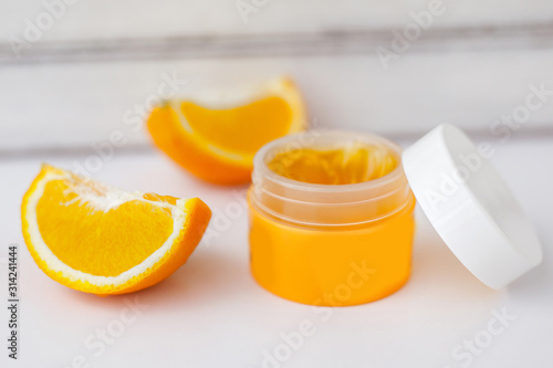 face and body cream from orange