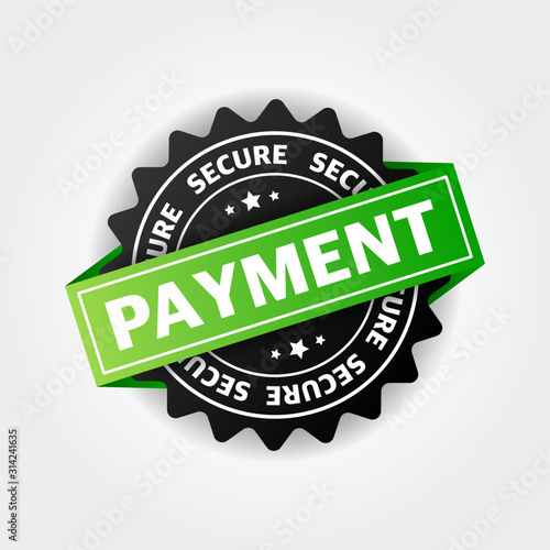 Secure connection icon vector illustration isolated on white background, flat style secured ssl shield symbols, protected safe data encryption technology, https certificate privacy sign.