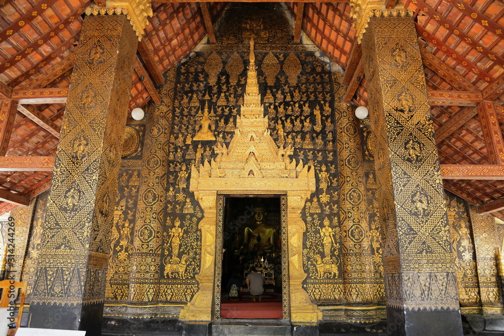 Laos LuangPhabang Wat Xieng Thong　ワット・シエントーン、世界遺産