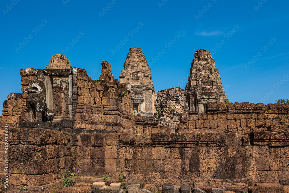 East Mebon temple in the Angkor Wat complex in Siem Reap, Cambodia. East Mebon temple in the Angkor Wat complex in Siem Reap, Cambodia.