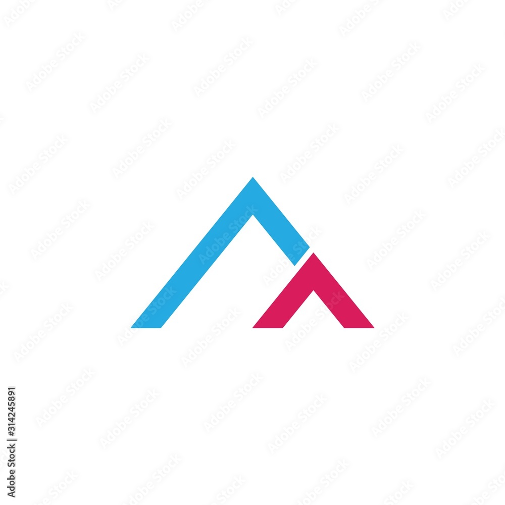 A Letter logo business template vector icon A Letter logo business template vector icon