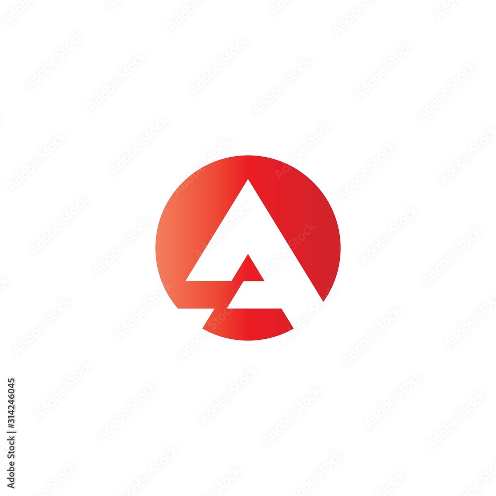 A Letter logo business template vector icon A Letter logo business template vector icon