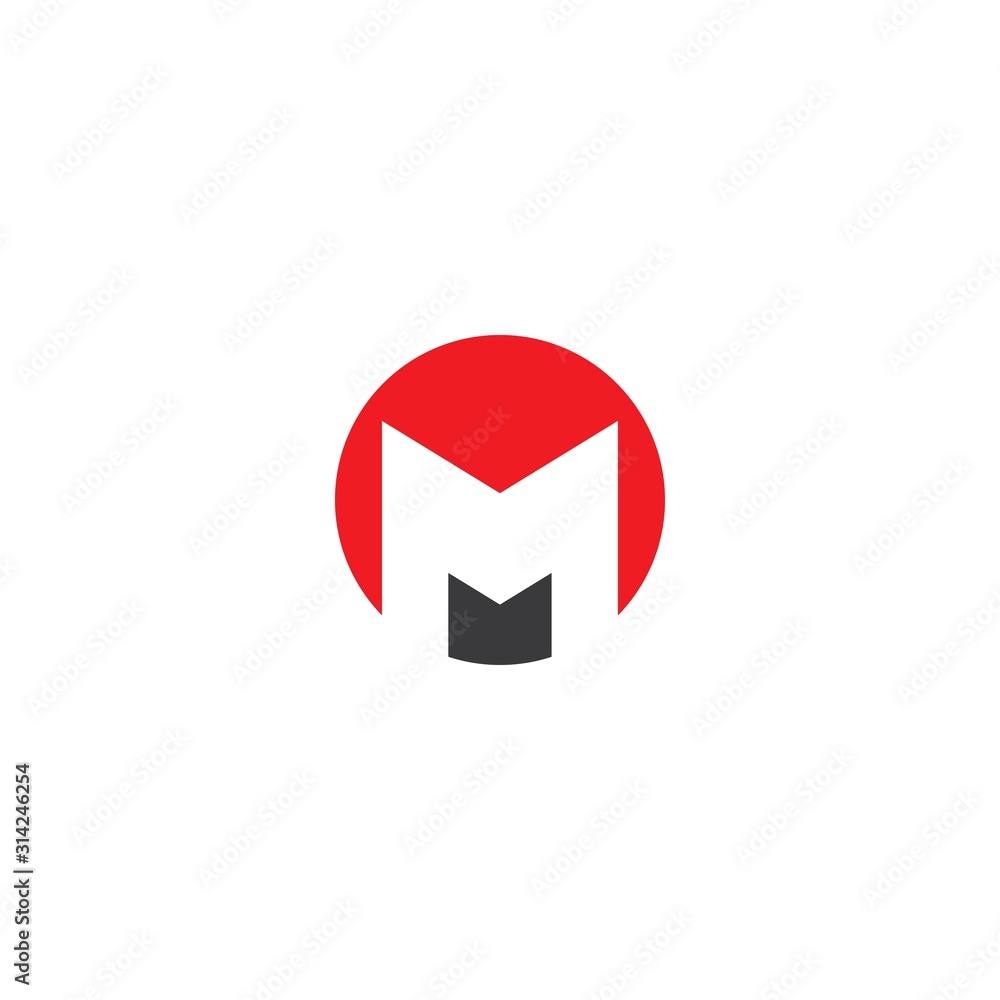 M Letter logo business template vector icon M Letter logo business template vector icon