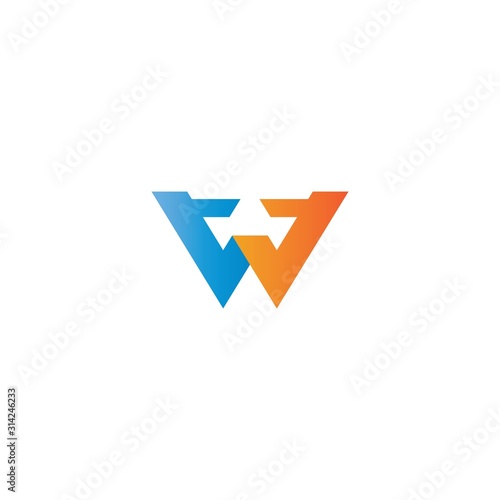 Free Download W Letter logo business template vector icon - GFXLoad