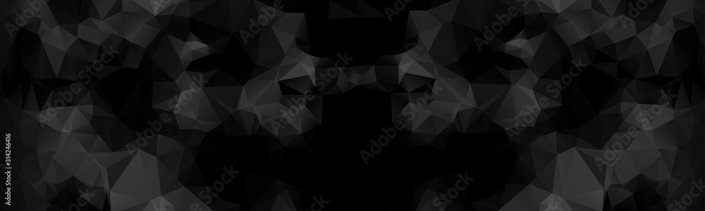 Wide Abstract Black Triangle Polygons Texture Wide Abstract Black Triangle Polygons Texture