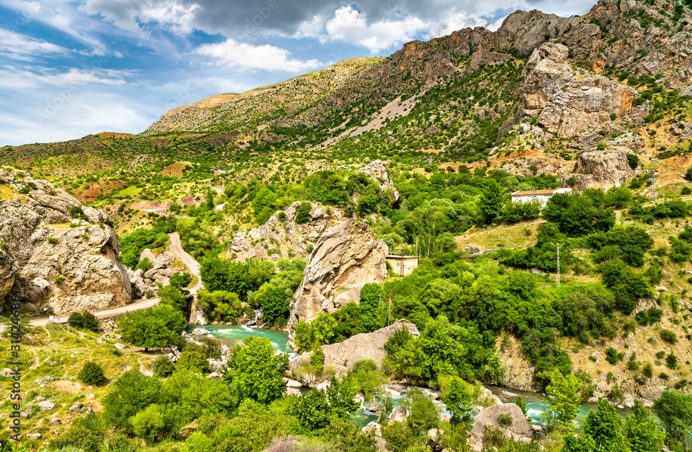 The Kahta Stream in the Eastern Taurus Mountains, Turkey The Kahta Stream in the Eastern Taurus Mountains, Turkey