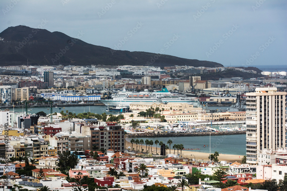 Blick auf Las Palmas von Gran Canaria