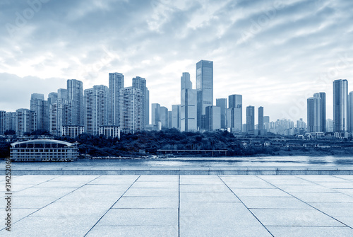 Fototapeta Naklejka Na Ścianę i Meble -  Modern city skyline