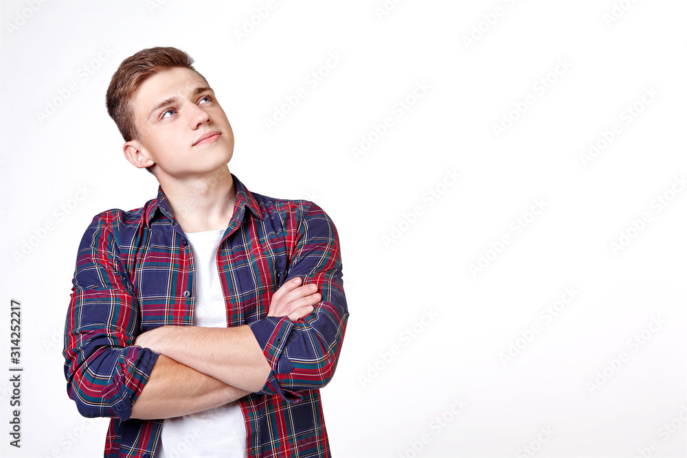 young man shows emotions young man shows emotions