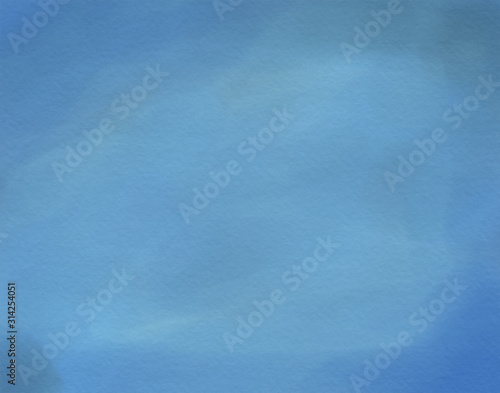 Watercolour blue sky background texture