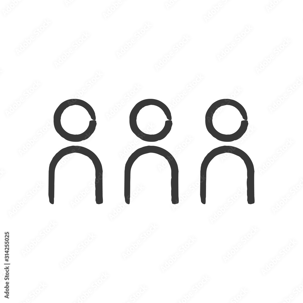 User icon flat icon. Stock vector illustration isolated on white background. User icon flat icon. Stock vector illustration isolated on white background.
