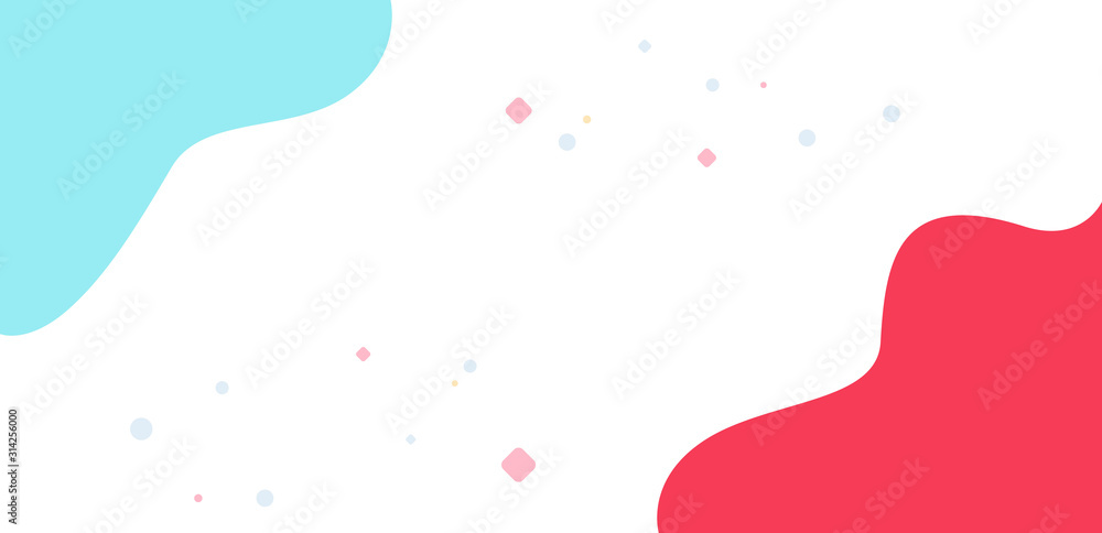 Abstract wavy fluid background for copy space banner or liquid curvy wave backdrop for booklet of flyer cover design vector illustration flat cartoon, modern blank paint brochure template