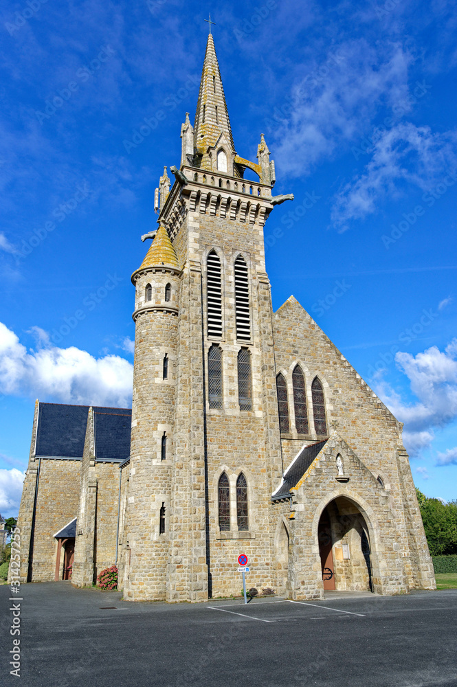 Notre Dame de Landouar, Saint Jacut de la Mer, Côte d’Émeraude, Côtes-d’Armor, Bretagne, France