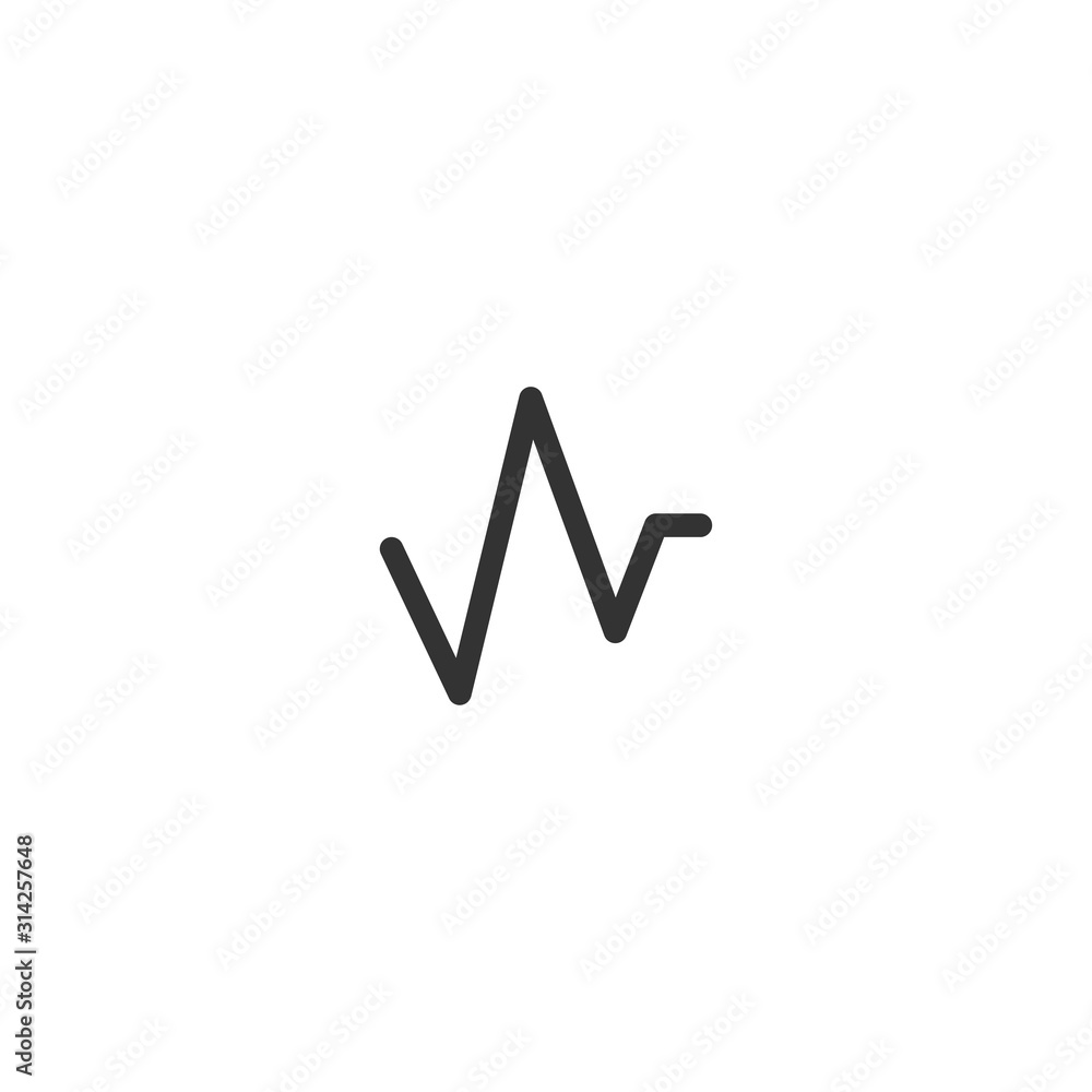 Chart icon. Business graph symbol. Logo design element Chart icon. Business graph symbol. Logo design element