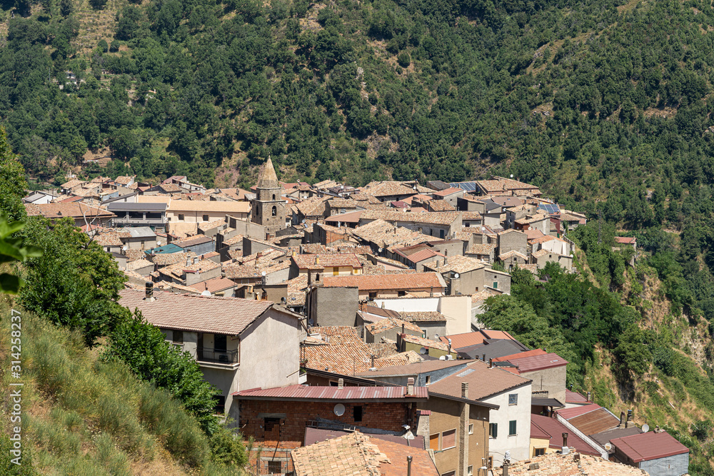 Longobucco, village in the Sila natural park, Calabria