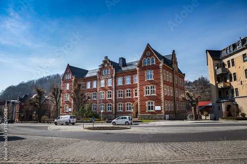 Streets of Sonneberg town