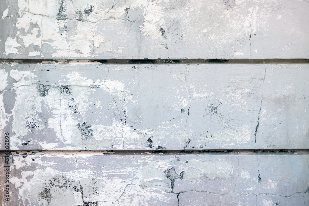 Obraz premium white painted wooden planks. white wooden background