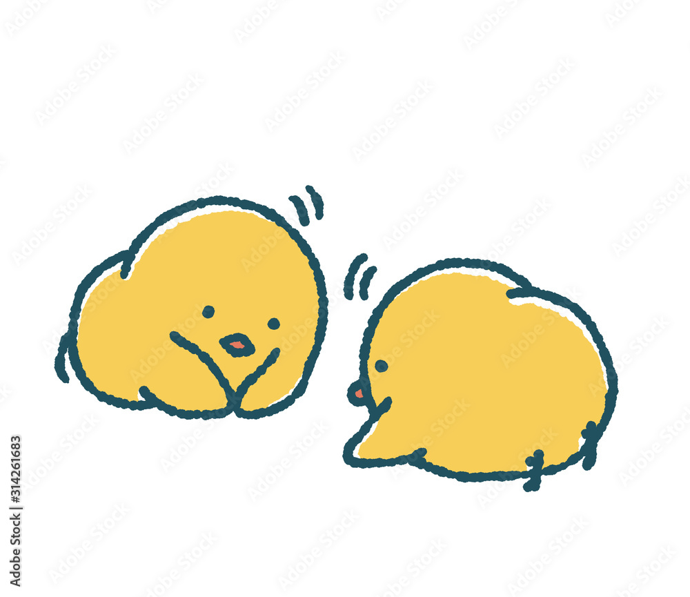 ゆるいひよこは平伏してあいさつする ゆるいひよこは平伏してあいさつする