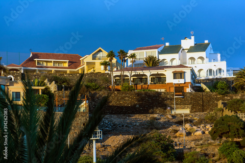 Schöne Häuser in San Agustin auf Gran Canaria.