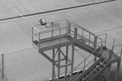 Obraz na płótnie Ladder for airport auxiliary maintenance w salonie
